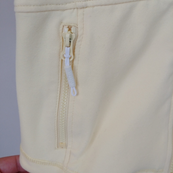 Titika Jacket Zip Up Sweater Yellow Lace Size Small - Picture 14 of 16